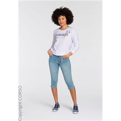 Sweatshirt Blumen Print