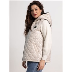 Жилет утепленный Дориана (бежевый) Б15322-18М