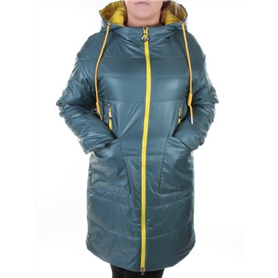 19120 GRAY/GREEN Пальто демисезонное женское AiKESDFRS