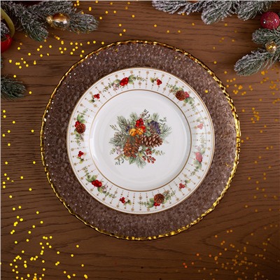 ТАРЕЛКА ЗАКУСОЧНАЯ LEFARD "CELEBRATION" 20,5 СМ (КОР=18ШТ.)