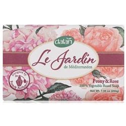 DALAN LE JARDIN Мыло парф. PEONY&ROSE Пион и Роза 200 гр