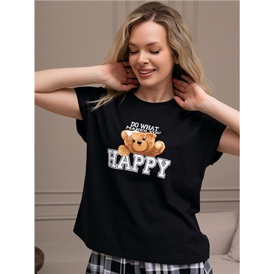 Женский костюм Мишель-5 КЖ-130 / чёрный