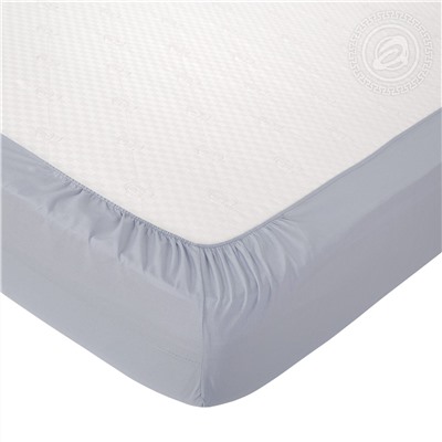 Простыня на резинке из поплина Платина Арт Дизайн