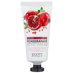 Jigott Крем для рук с экстрактом граната / Real Moisture Pomegranate Hand Cream, 100 мл