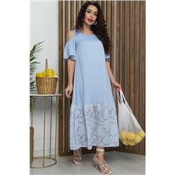 Платье Разбивая сердца (голубое) П15471-7М