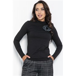 Лонгслив Авеню (черный) Б12394-30