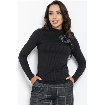 Лонгслив Авеню (черный) Б12394-30