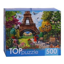 Пазлы 500 TOPpuzzle "Прогулка по Парижу"