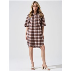 Женский халат "Комфорт" 2373-К / Коричневый