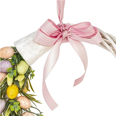 GAEM Изделие декоративное "Венок пасхальный", L32 W7 H33 см