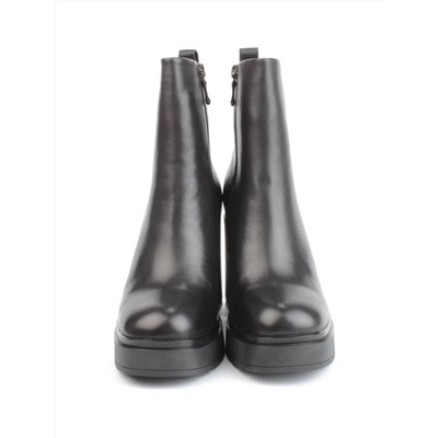 04-M3-1451 BLACK Ботильоны зимние женские (натуральная кожа, натуральный мех)