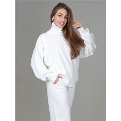 Женский вязаный костюм КВ-1.04 / Молочный