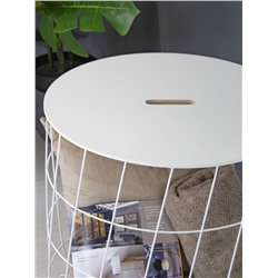 Столик журнальный SHT-CT41
                        мисандея / белый муар