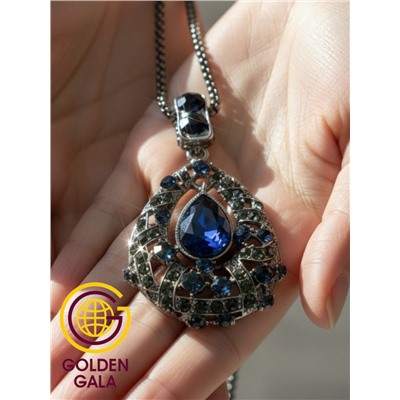 Кулон на толстой цепочке "Женская грация" Арт КШ2130/23