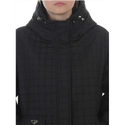 9617 BLACK Куртка стеганная демисезонная женская (100 гр. холлофайбер)