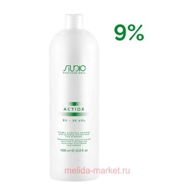 Kapous Окислительная эмульсия с экстрактом женьшеня и рисовыми протеинами ActiOx 9% 1000мл