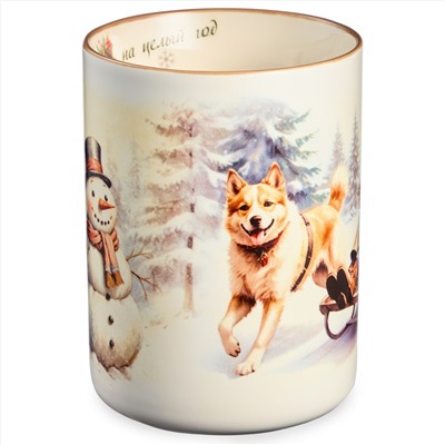 КРУЖКА LEFARD "ХОРОШЕГО НАСТРОЕНИЯ НА ЦЕЛЫЙ ГОД" 400МЛ