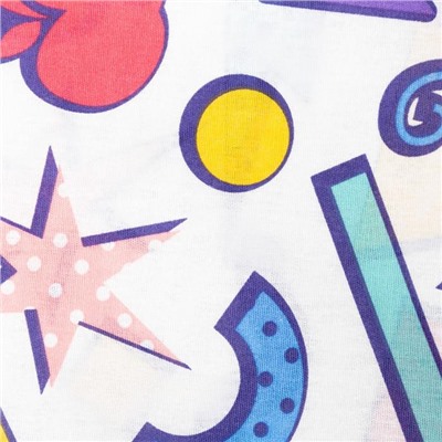 Постельное бельё 1.5 сп Candy clash, 143×215 см, 150×214 см, 50×70 см-1 шт., хлопок 100%, бязь