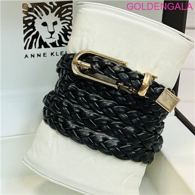 Ремень женский косичка 1х105 см Р14 черный