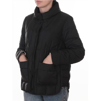 24-31 BLACK Куртка пуховая облегченная женская (утиный пух)