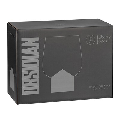 Набор бокалов Obsidian, 490 мл, 2 шт.