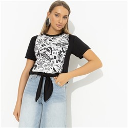 Футболка с декоративными завязками, Икона момента