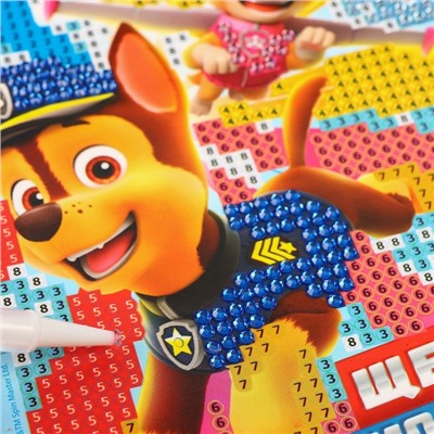 Алмазная мозаика для детей Paw Patrol "Щенки-молодцы!"
