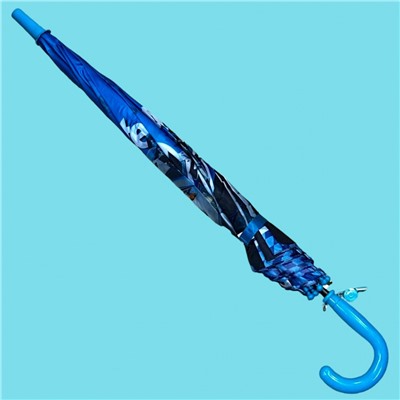 Зонт-трость для мальчика (Автомобили) полуавтомат Арт 003/1