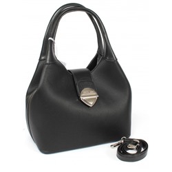 Сумка женская искусственная кожа DJ-7058-2-BLACK,  1отд,  плечевой ремень,  черный SALE 261454