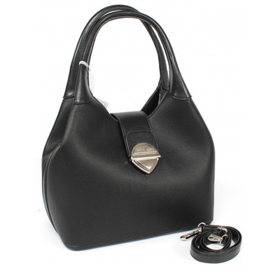 Сумка женская искусственная кожа DJ-7058-2-BLACK,  1отд,  плечевой ремень,  черный SALE 261454