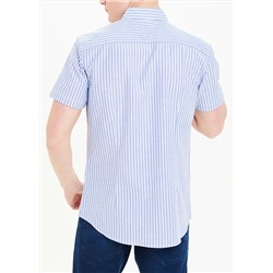 Short Sleeve Bengal Stripe Oxford Shirt