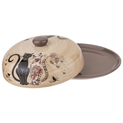 БЛЮДО ДЛЯ БЛИНОВ AGNESS "ПАРИЖСКИЕ КОТЫ" 23*10 СМ (КОР=12ШТ.)