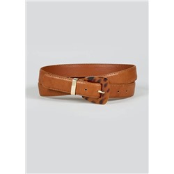Tortoiseshell Buckle Belt