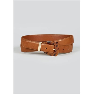 Tortoiseshell Buckle Belt