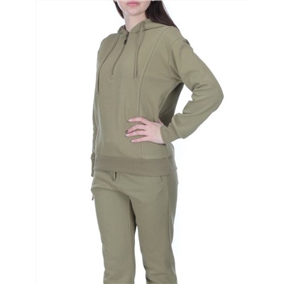 NOH109 KHAKI Костюм спортивный женский (хлопок 90%, полиэстер 10%)