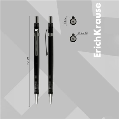 Карандаш механический ErichKrause «Black Pointer», 0.5 мм, НВ, в коробке
