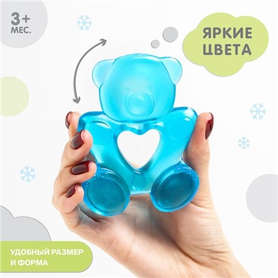 Прорезыватель охлаждающий «Мишка», цвет МИКС