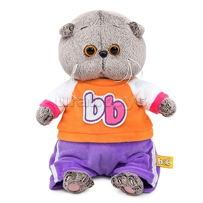 Кот Басик BABY в костюмчике в стиле спорт-шик