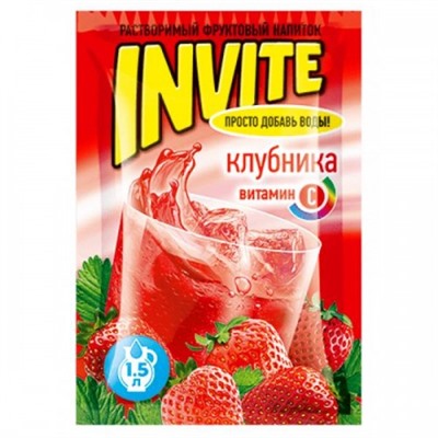 Инвайт Клубника растворимый напиток (заказ по 3шт)