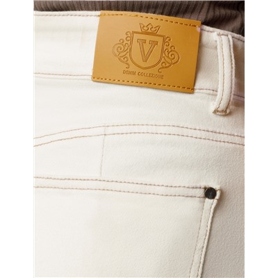 Шорты из эластичного денима