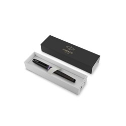 Ручка - роллер Parker Im Professionals Amethyst Purple, в подарочной упаковке, стержень чёрный, корпус черно-фиолетовый