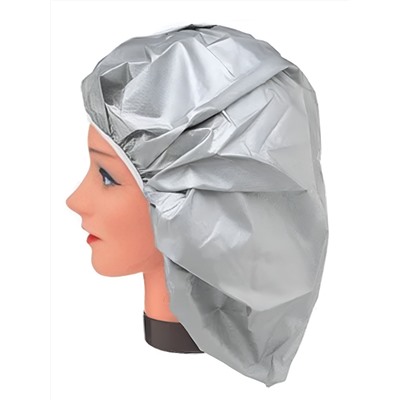 Sibel Шапочка для химической завивки с утеплителем / 5011432, серебристая