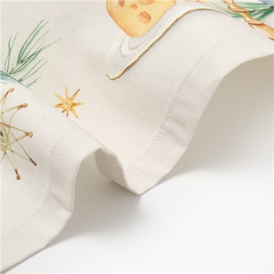 Скатерть новогодняя "Этель" Spruce mood 150х110см +/-3см с ВГМО, 100%хл, саржа 190гр/м2