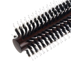 Dewal Брашинг для волос с натуральной щетиной / Деревянная BR2050, 22/56 мм, черный