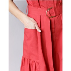 Платье из легкого хлопкового поплина