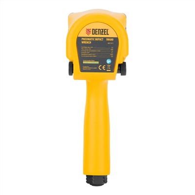 Ударный пневмогайковерт IW680, 1/2", 7000 об/мин, 680 Нм Denzel