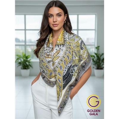 Платок шелковый большой "Парижанка" Арт 2428/51