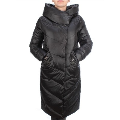 8351 BLACK Пальто женское зимнее JARIUS (200 гр. холлофайбера)