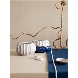 Набор из 2 салатников Actinia серого цвета из коллекции Sea treasures, 640 мл