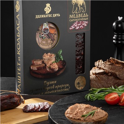 Подарочный набор Дуэт "Логово Медведя" с паштетом